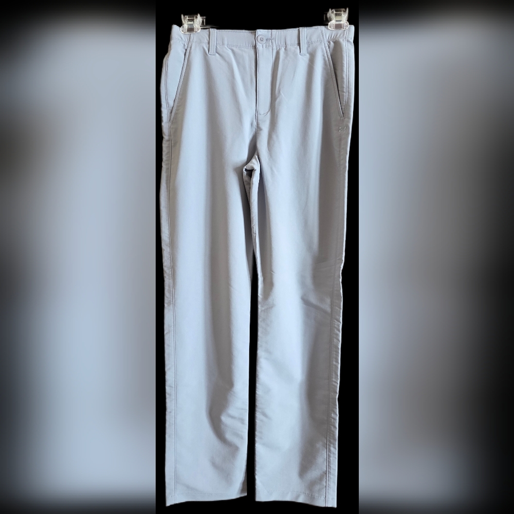 Under Armour Boys Youth Light Gray Pants - NWT!